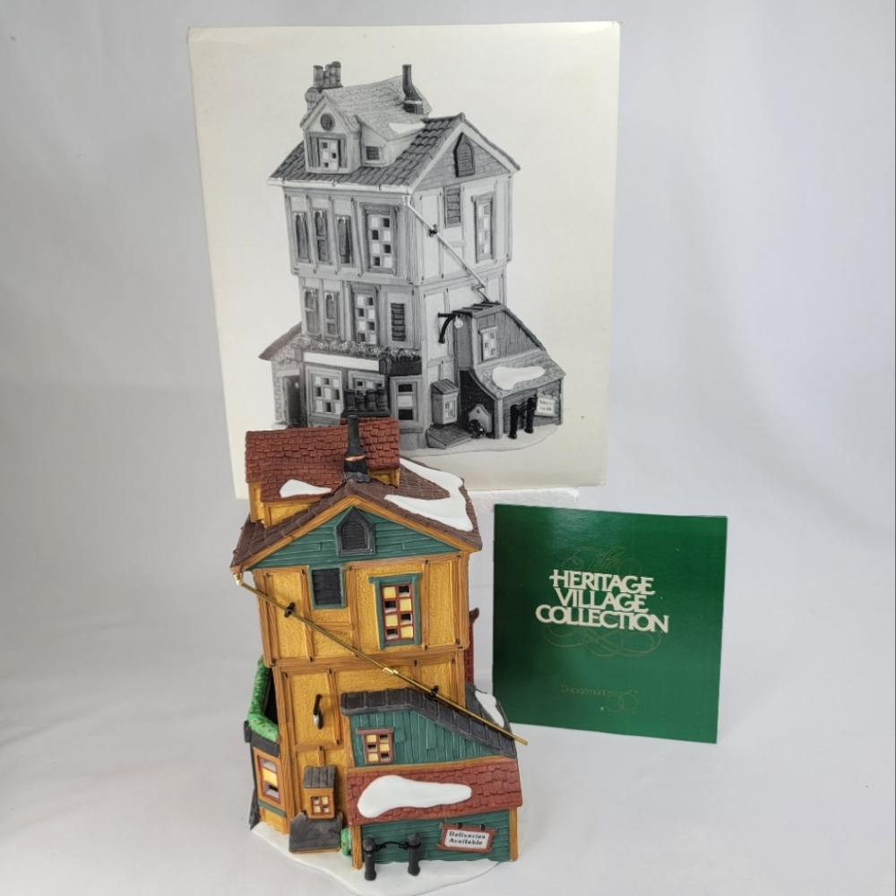 Vintage Department 56  "J. Lytes Coal Merchant" Dickens Village Series Retired
